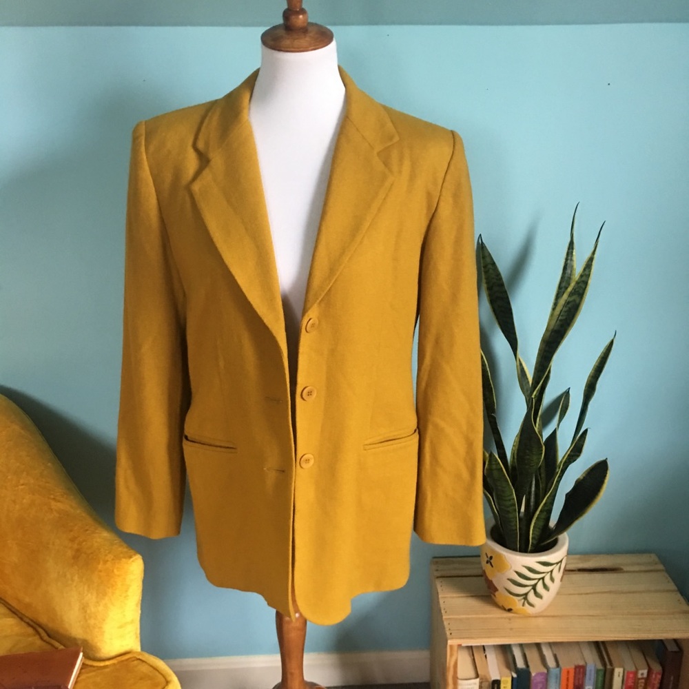 mustard NY&Co blazer